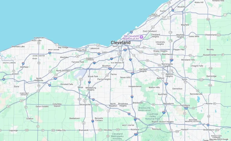 Cleveland Map